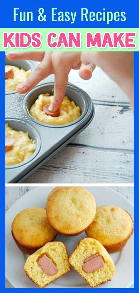 15 Fun And Easy Recipes For Kids To Make Clever Diy Ideas Easy Meals