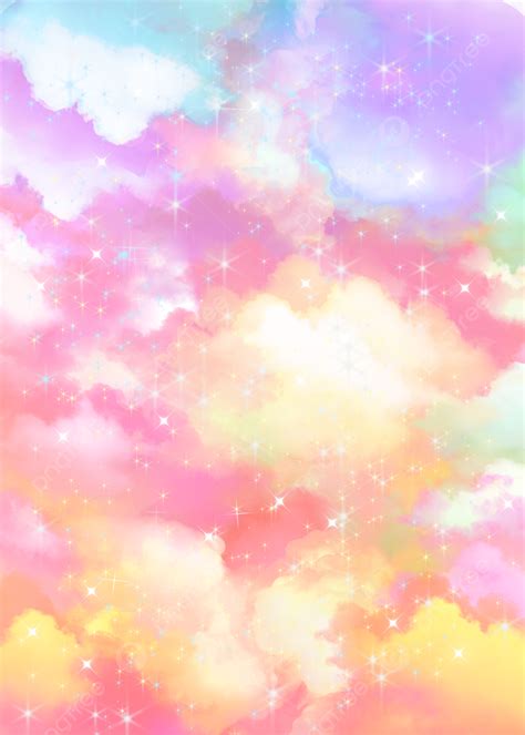 Background Holografik Alam Semesta Awan Latar Belakang Warna Warni