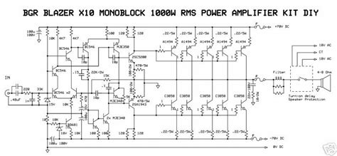 The power amplifier discussed here is a 1000 watt amplifier. Mosfet Power Amplifier Circuit Diagram Pdf - Circuit Diagram Images