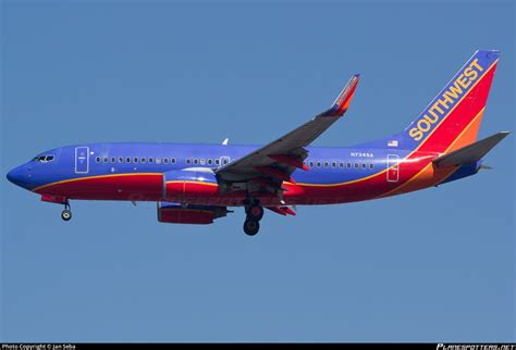 N734sa Southwest Airlines Boeing 737 7h4wl Photographed At Los