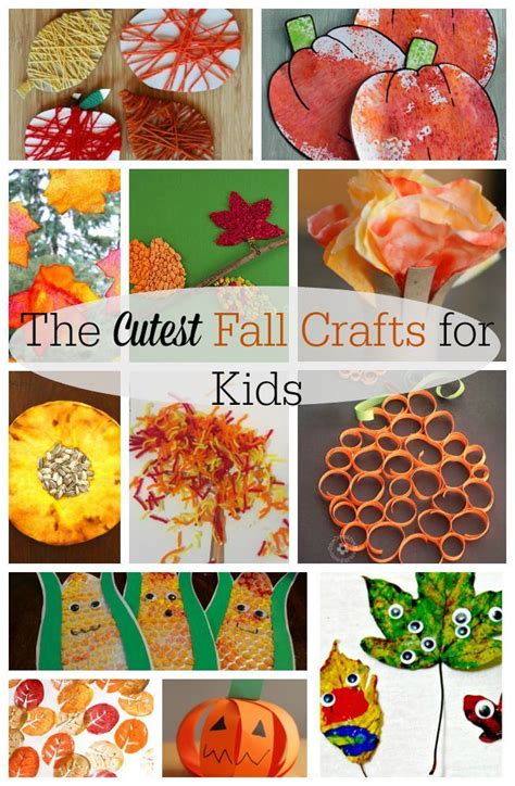 45 Of The Cutest Fall Crafts For Kids Fall Crafts For Kids Fall