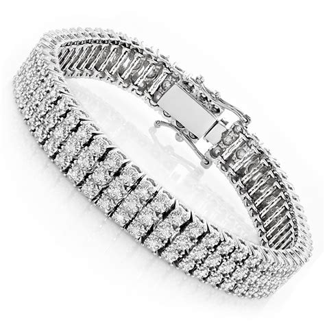 Mens Diamond Bracelet 185ct In 10k Gold Mens Diamond Bracelets