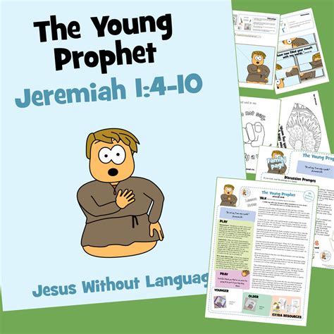 The Young Prophet Jeremiah 1 Jesus Without Language