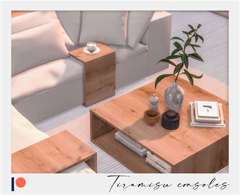 Tiramisu Consoles🌺 Winner9 On Patreon Sims 4 Cc Furniture Living
