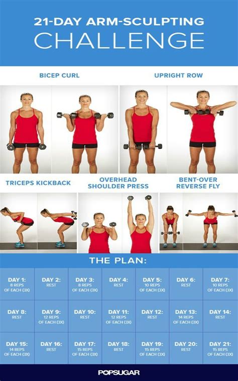 30 Day Arm Challenge Workouts A Less Toxic Life Fitness Body