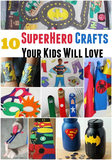 10 Superhero Crafts Your Kids Will Love A Spectacled Owl