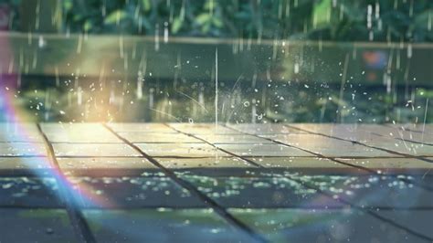 1920x1080 1920x1080 Rain The Garden Of Words Makoto Shinkai Water