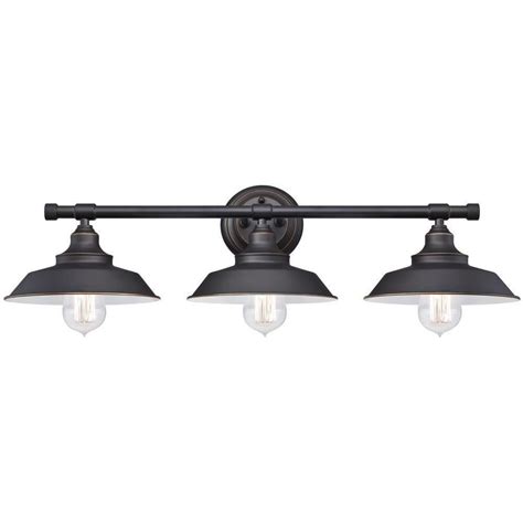 This is one of our most popular vanity lights, and our customer. Bathroom in black | Farmhouse vanity lights, Farmhouse ...