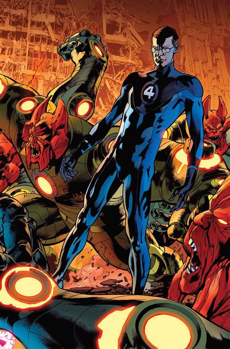Ultimate Reed Richards By Bryan Hitch Fantastic Four Marvel Mister