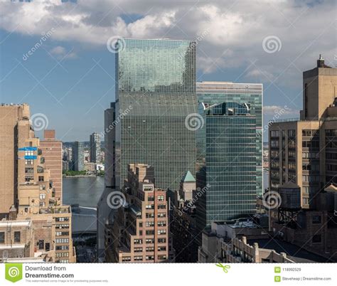 Headquarters Of United Nations In New York City Editorial Stock Image