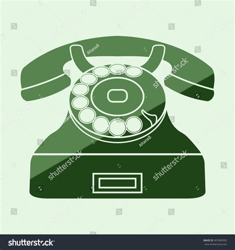 Green Phone Icon Stock Vector Royalty Free 367069505 Shutterstock