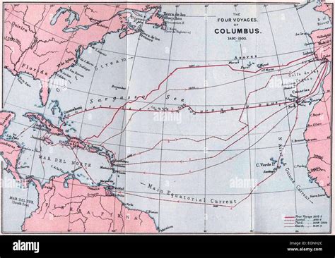 Christopher Columbus Map For Kids