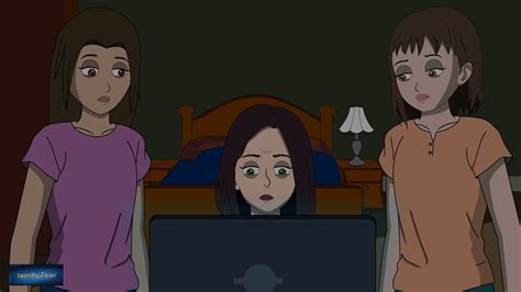 Three Girls Sleepover Horror Story Animated Youtube