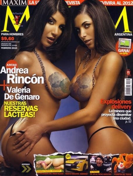 Que Shingaderas Andrea Rincon Valeria De Genaro Revista Maxim Argentina Febrero