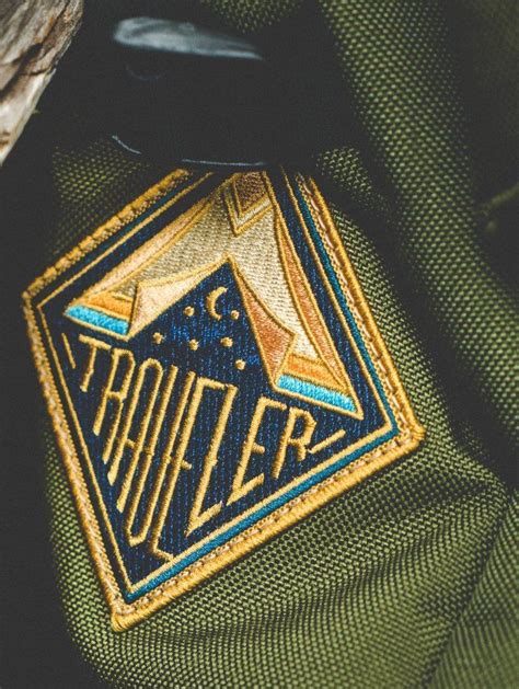 For Travelers Jacket Or Duffel Bag Traveler Embroidered Patch