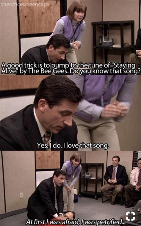 Michaels Lifesaving Beat Via Rfunny The Office Show Office Memes Office Jokes