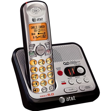 Atandt El52100 Dect 60 Single Handset Cordless Phone W Digital
