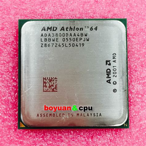Amd Athlon 64 3800 3800 24 Ghz Single Core Cpu Processor