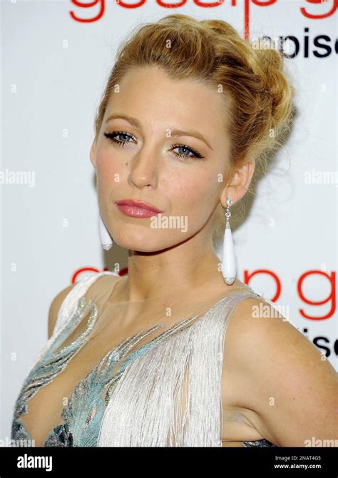 Actress Blake Lively Attends The Gossip Girl 100th Episode