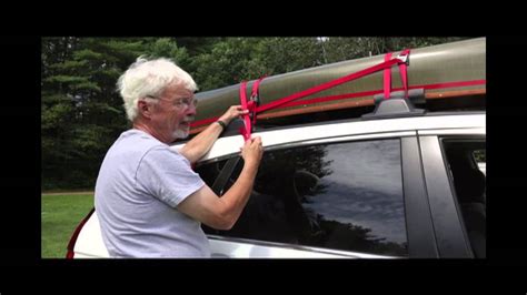 Hornbeck Boats Tie A Canoe To A Car With A Roof Rack Youtube