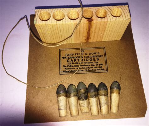Kerr 44 Caliber Paper Cartridges Ammunition Civil War Historical