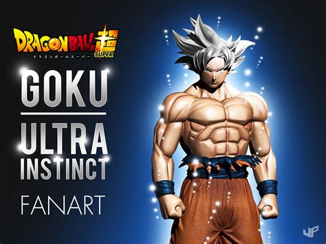 Goku Ultra Instinct Fanart 3d Model 3d Printable Cgtrader