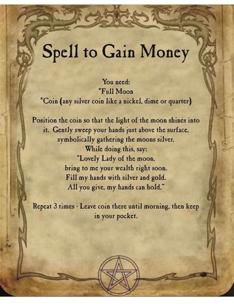 Pin By Sheneka Black On Witch Vibes Money Spells Magic Good Luck