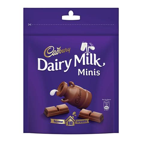 Cadbury Dairy Milk Chocolate Home Treats 126g Pack