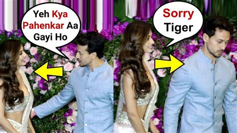 Tiger Shroff Angry On Disha Patani At Akash Ambani And Shloka Mehta