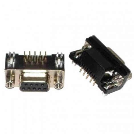 Buy Db9 Female Connector Right Angle Pcb Mounting Online India Componet7