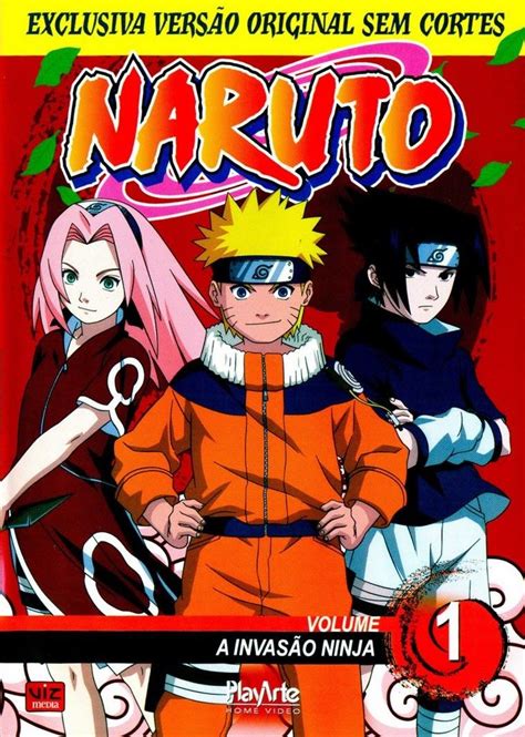 Naruto Volume 1 A Invasão Ninja Naruto Volumes Desenhos Naruto