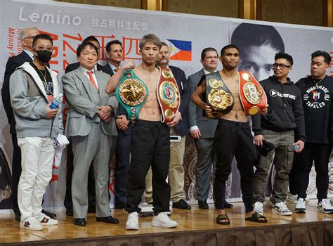 Inoue Tapales Clear Weigh Ins For Dec 26 Super Bantamweight Title
