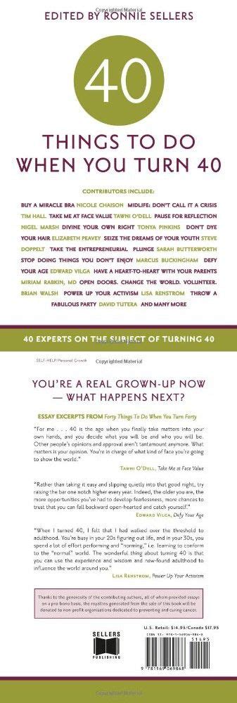 40 Things To Do When You Turn 40 40 Experts On The Subject Of Turning