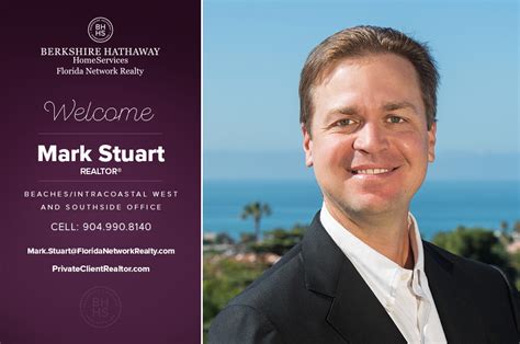 Berkshire Hathaway Homeservices Florida Network Realty Welcomes Mark Stuart Real Estate Agency