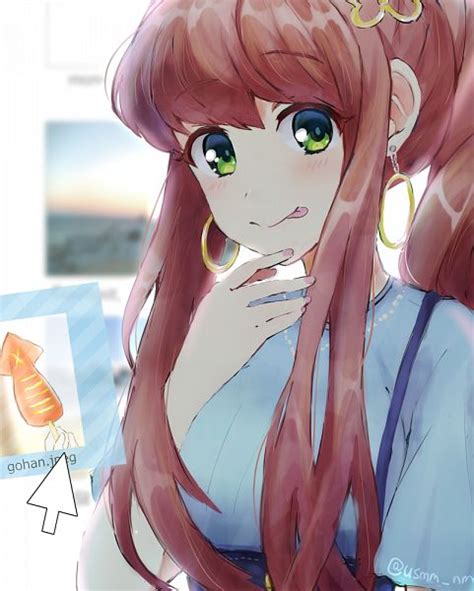 Monika Doki Doki Literature Club Image 2634208 Zerochan Anime