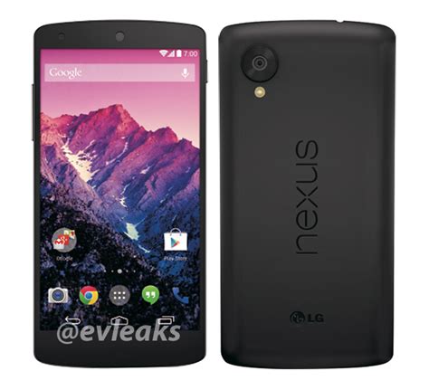 Nexus 5 Press Images Leak Again Could We See A Monday Unveiling