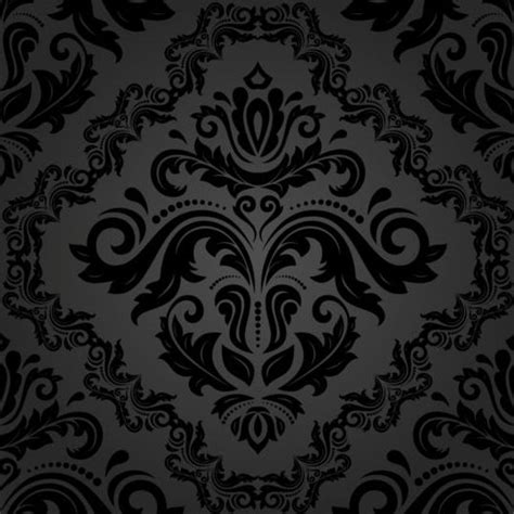 Maybe you would like to learn more about one of these? Black floral decorative pattern vector material 06 free ...
