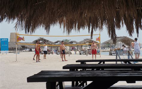 Aldar Islands Bahrain Resort Beach Bbq Sitra Bar Volleyball Football
