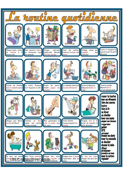 La Routine Quotidienne Solution French Language Lessons French