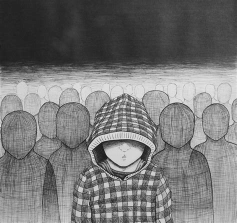 Alone In A Crowd By Zubaidit On Deviantart