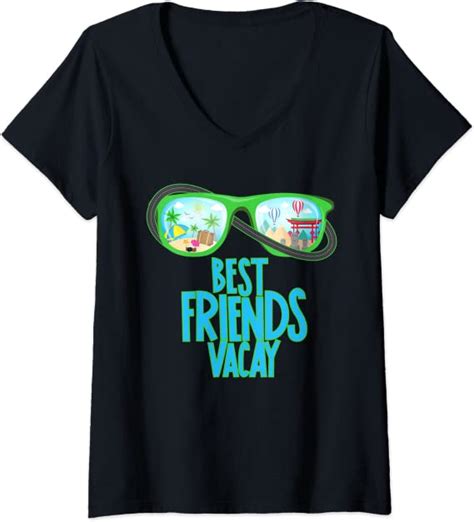 Womens Best Friends Vacay T Funny Summer Beach Cruise Vacation V