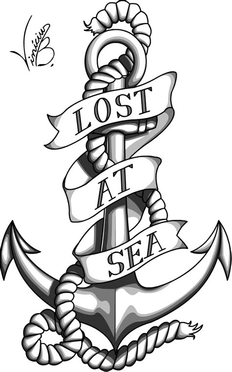 Anchor Tattoo Png Isolated Photo Png Mart