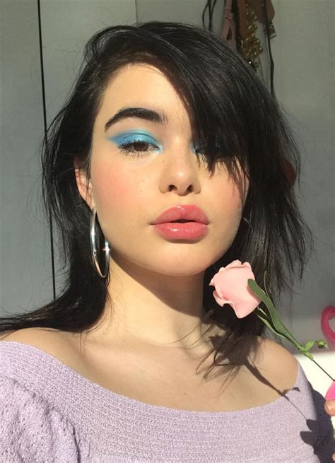 Pinterest Deborahpraha ♥️ Blue Eyeshadow Makeup Look With Cat Eye