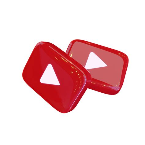 Glossy Youtube 3d Render Icon 11998889 Png