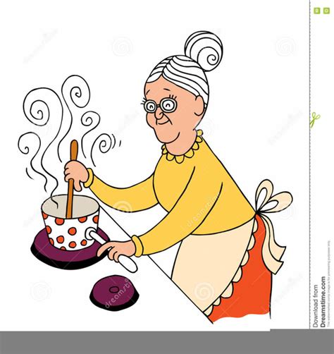 Grandma Cooking Clipart Free Images At Clker Com Vector Clip Art