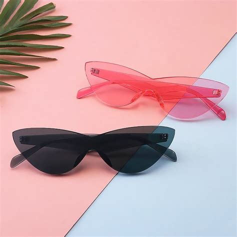 🖤orezoria Aesthetic Clothing Shop Baddie Egirl Outfits Narrow Sunglasses Sunglasses