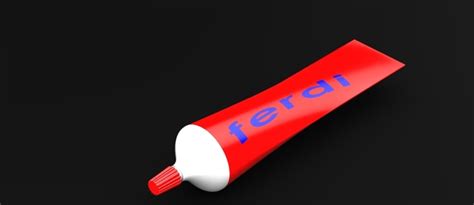 Toothpaste Tube Download Free 3d Model By Ferdinand A Cad Crowd