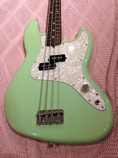 Fender Mark Hoppus Precision Bass Green Reverb