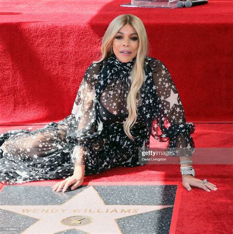 Wendy Williams Attends Her Being Honored With A Star On The Hollywood