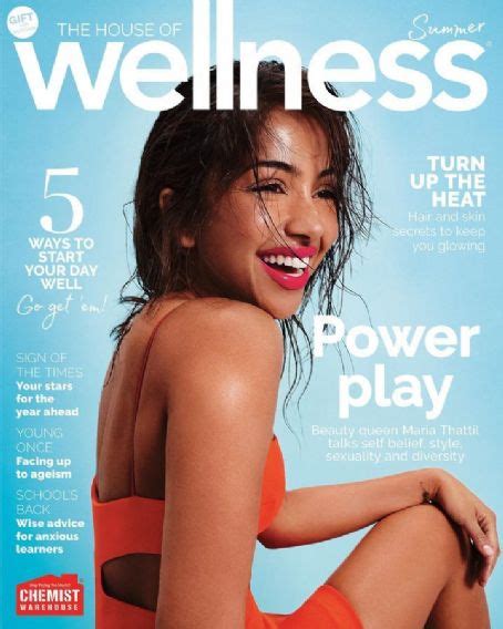 Maria Thattil Wellness Magazine January 2023 Cover Photo Australia